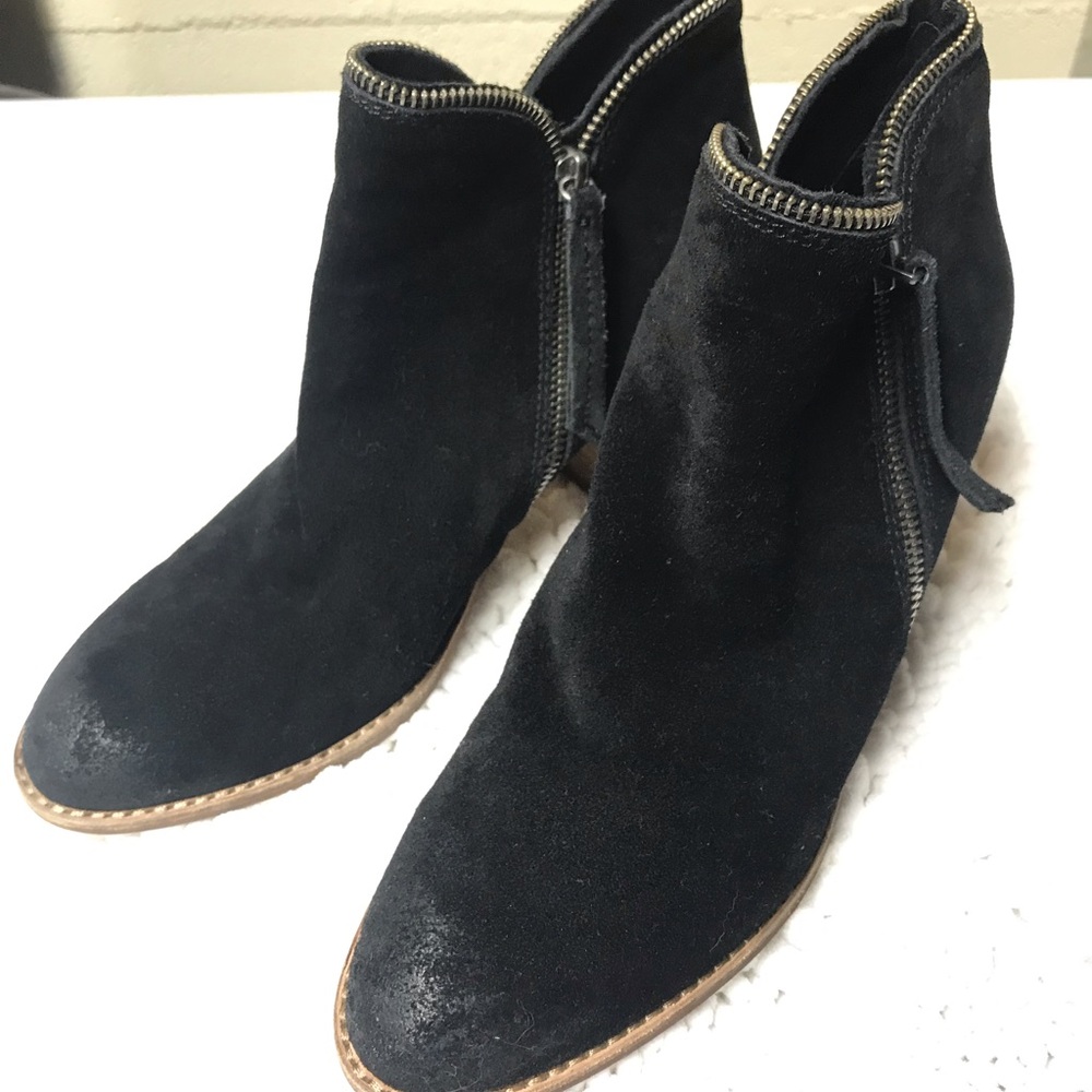 Dolce Vita black suede booties